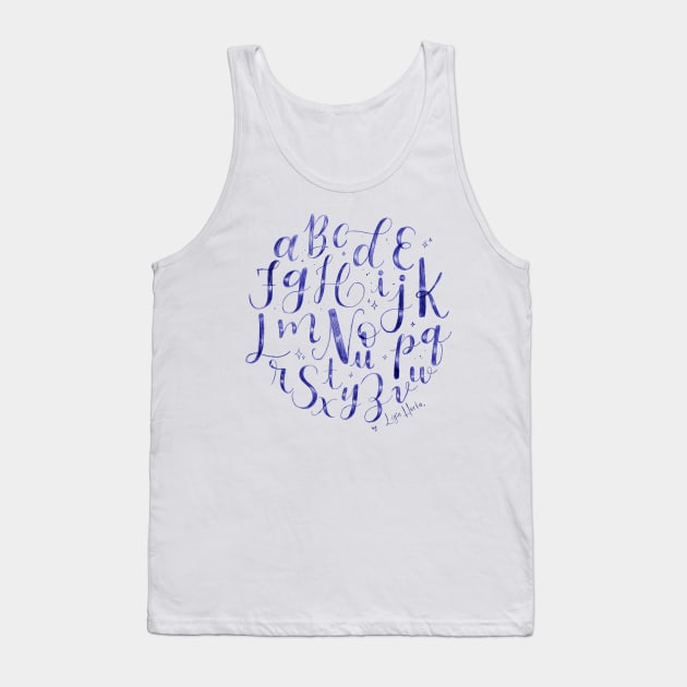 Alphabet Tank Top by LigiaHortaCreations